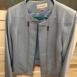 Calvin Klein baby blue blazer